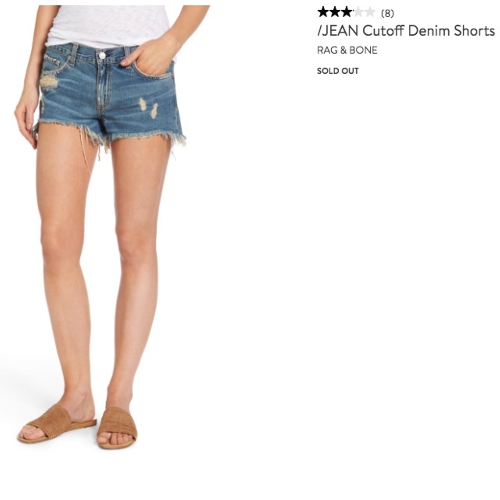 Rag and bone cutoff jean shorts